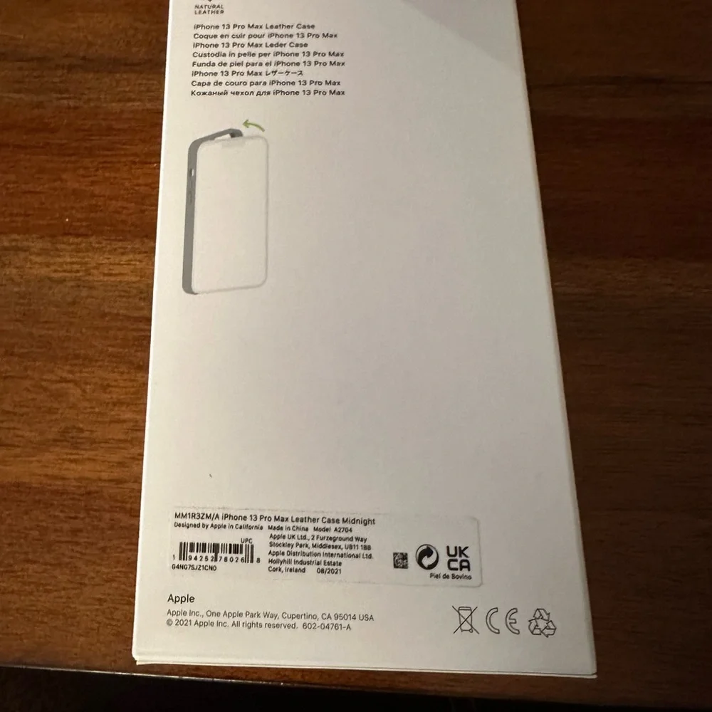 iPhone 13 ProMax Leather Case with MagSafe